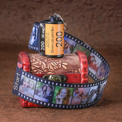 Film roll keychain